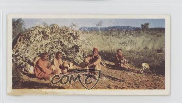 1959 Lyons Tea Australia Tea Aboriginal Settlement #43 0f3j