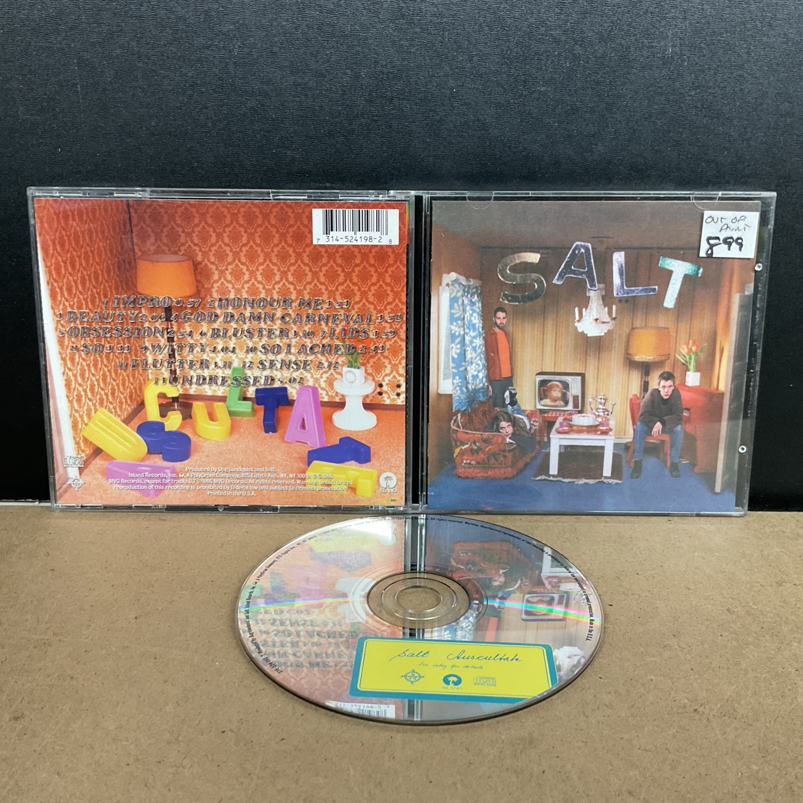 Auscultate by Salt (CD, 1996)