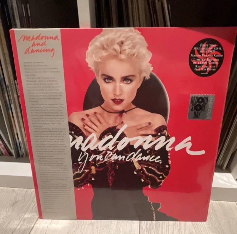 Madonna – You Can Dance – LP vinyle 30 cm rouge édition limitée + poster