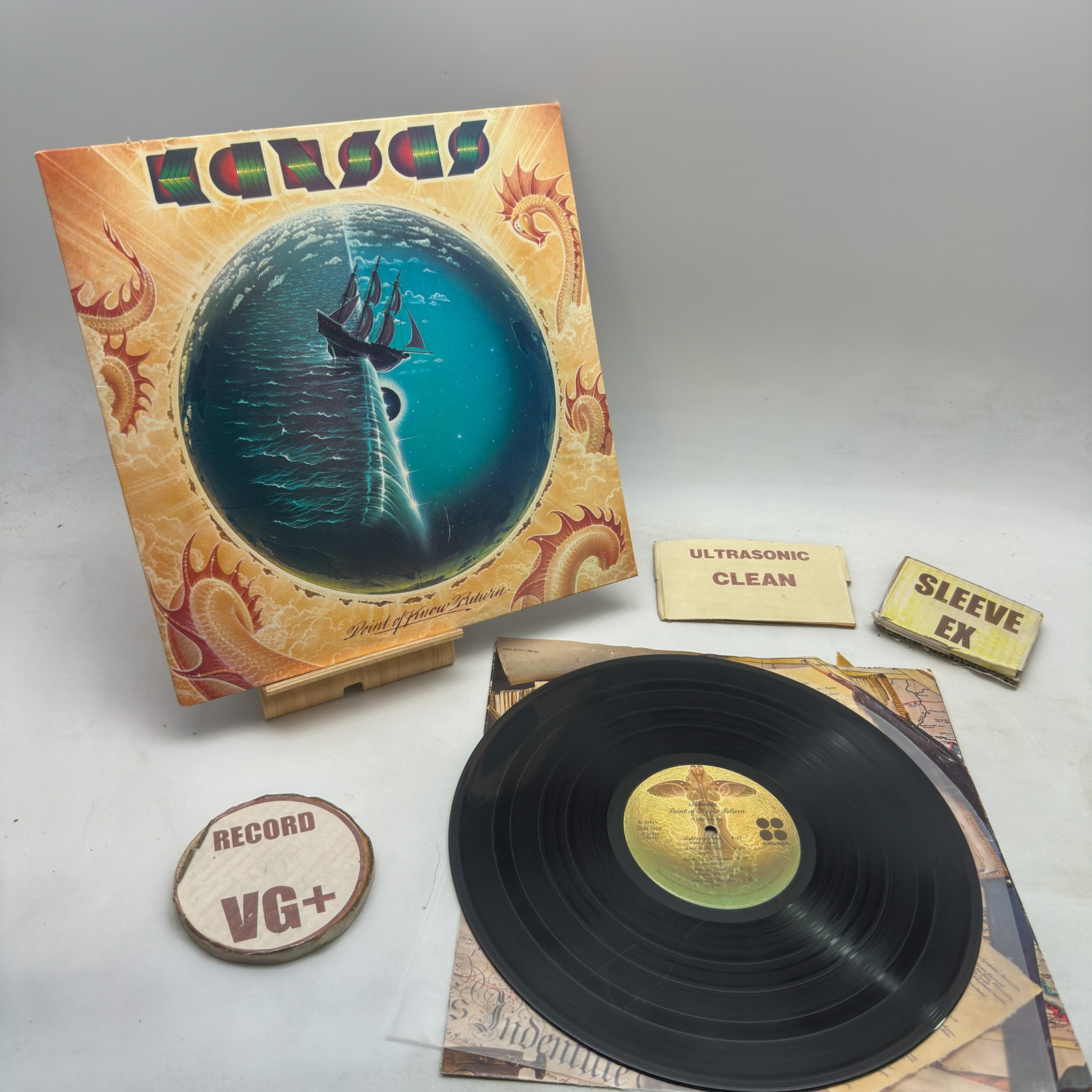 Kansas - Point Of Know Return VG+/EX 1977 Columbia Pitman Ultrasonic Clean
