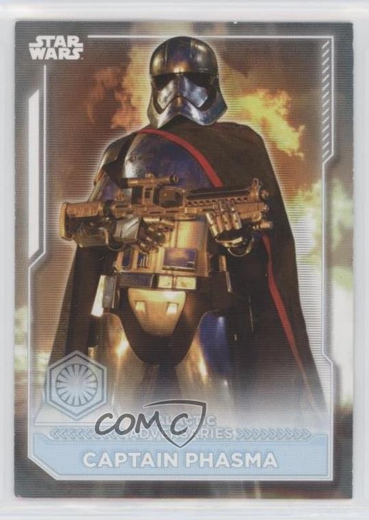2021 Topps Star Wars Piani di Battaglia Avversari Galattici Capitano Phasma 0f3j