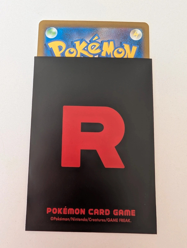 1 Sleeve Team Rocket 🎴 Pokémon Center Japon 🇯🇵