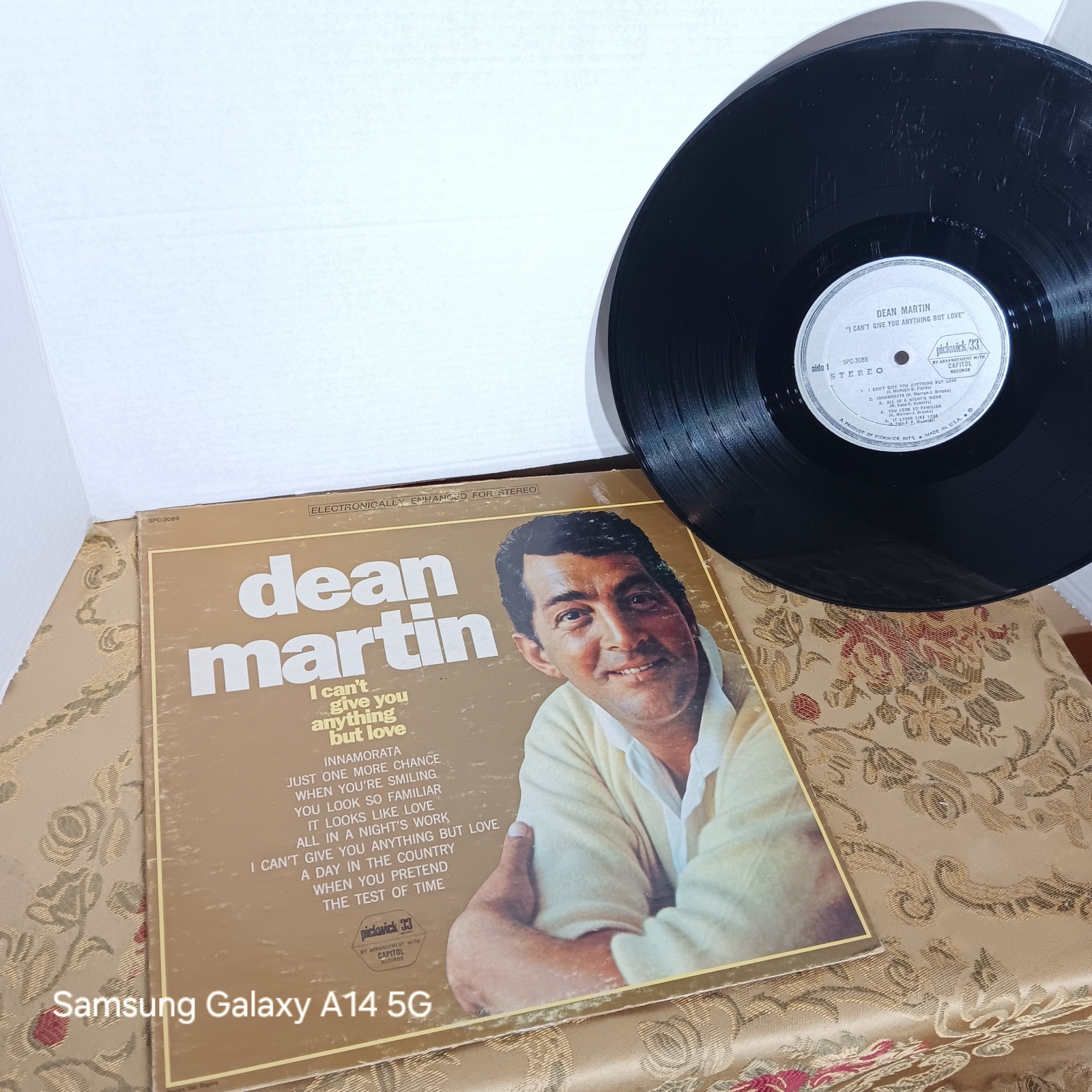Dean Martin 3 LP Vinyl Record Lot 1960s Era Reprise Pickwick Welcome to My World