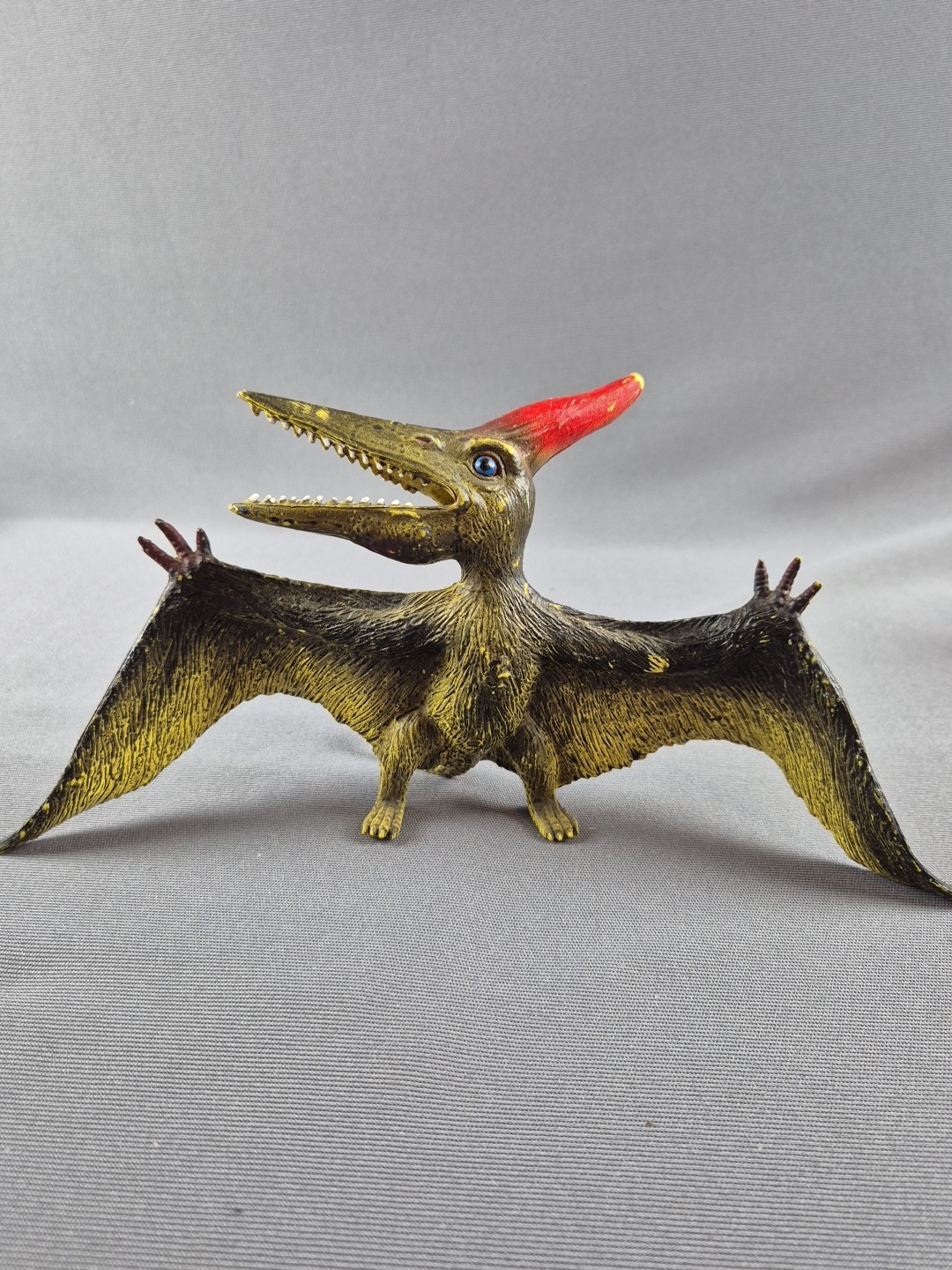 Raro giocattolo vintage AAA enorme pterandodon dinosauro volante figura