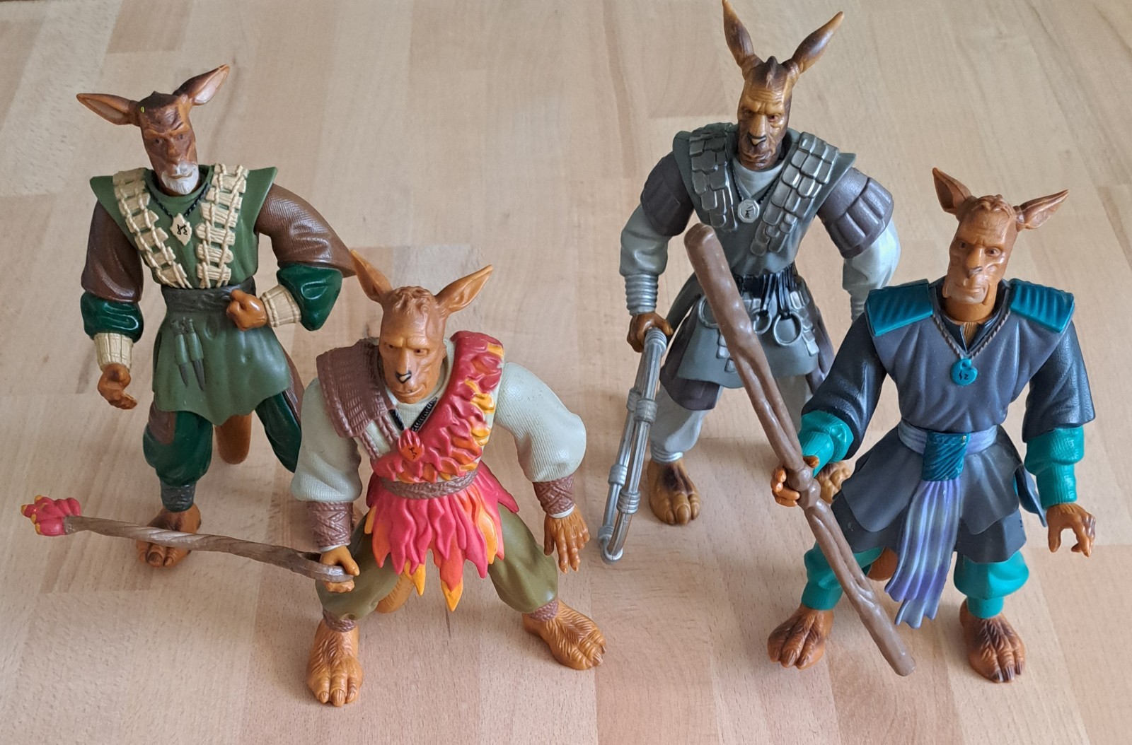 4 Warriors of Virtue Yun Yee Lai Chi [IJL Crea 1996] Figurines *JRF