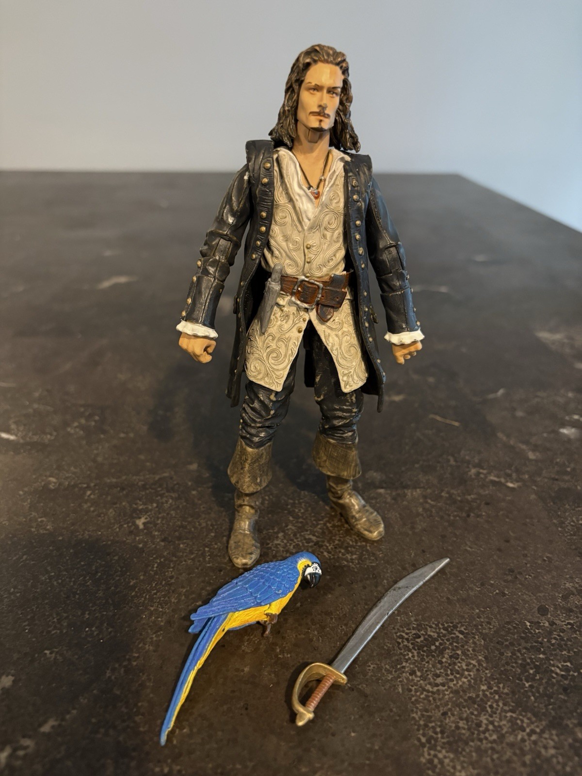 Figurina Disney Store Pirati dei Caraibi Dead Mans Chest Will Turner 2006