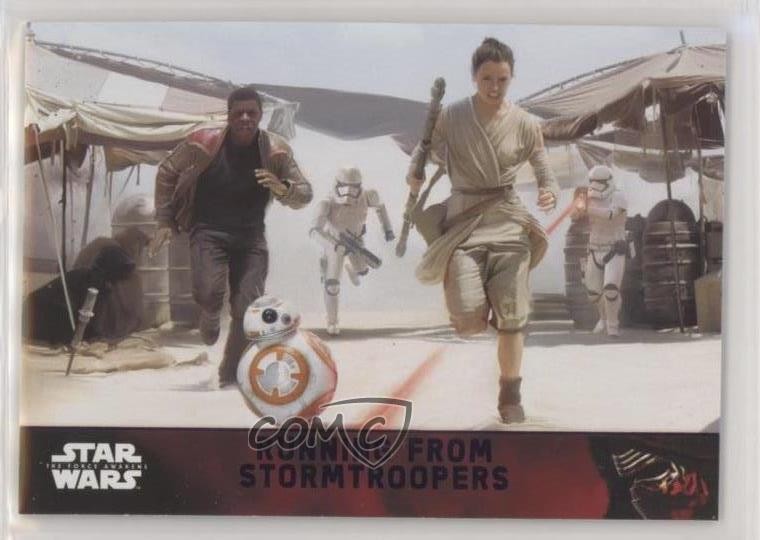 2015 Topps Star Wars: Il Risveglio della Forza Serie 1 Storyline spada laser viola pn1