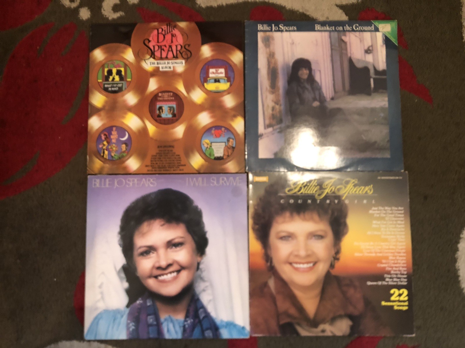 BILLIE JO SPEARS 4 LP Bundle The Billie Jo Singles Album - Country Girl Albums