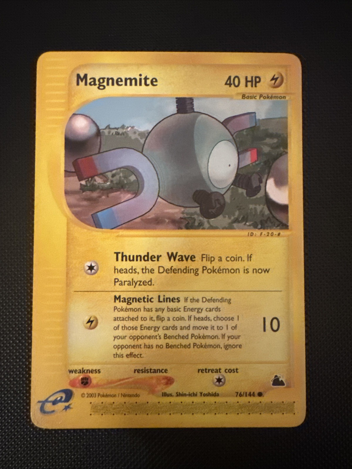 Magnemite 76/144 Skyridge Pokemon S560 quasi nuovo