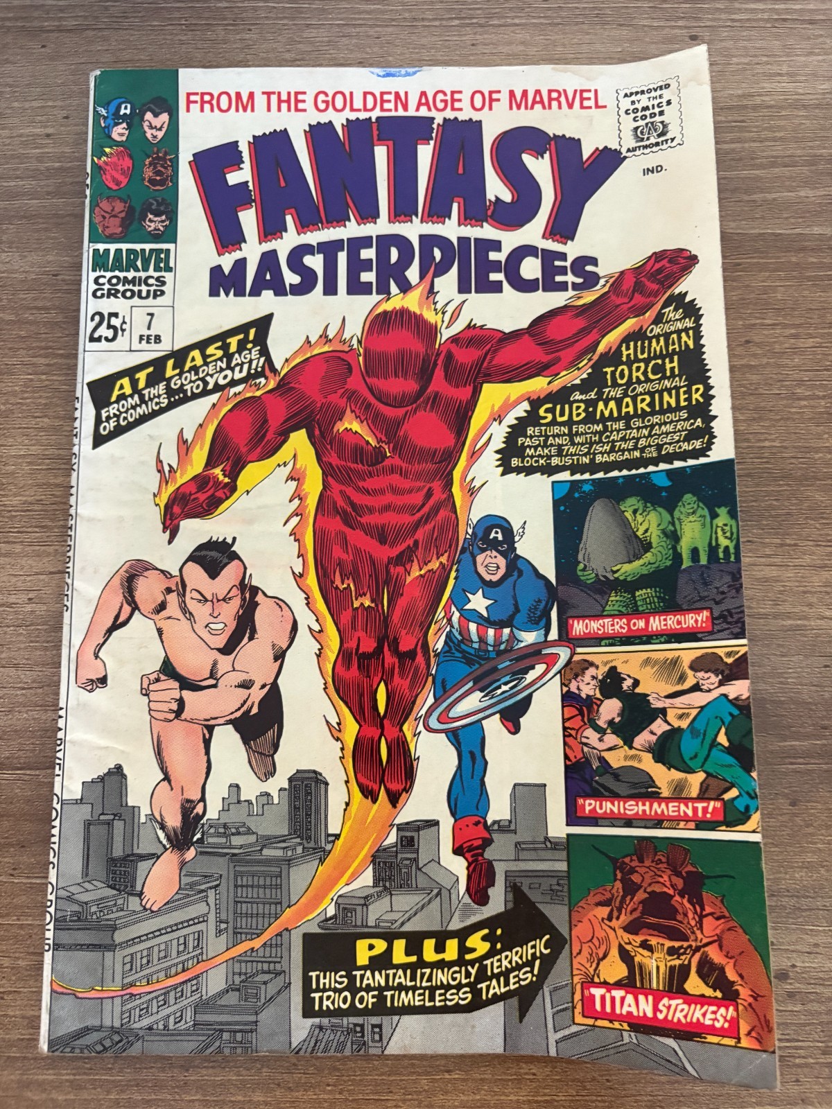 Fantasy Masterpieces # 7 VG-FN Marvel fumetto Jack Kirby Steve Ditko 18 J477