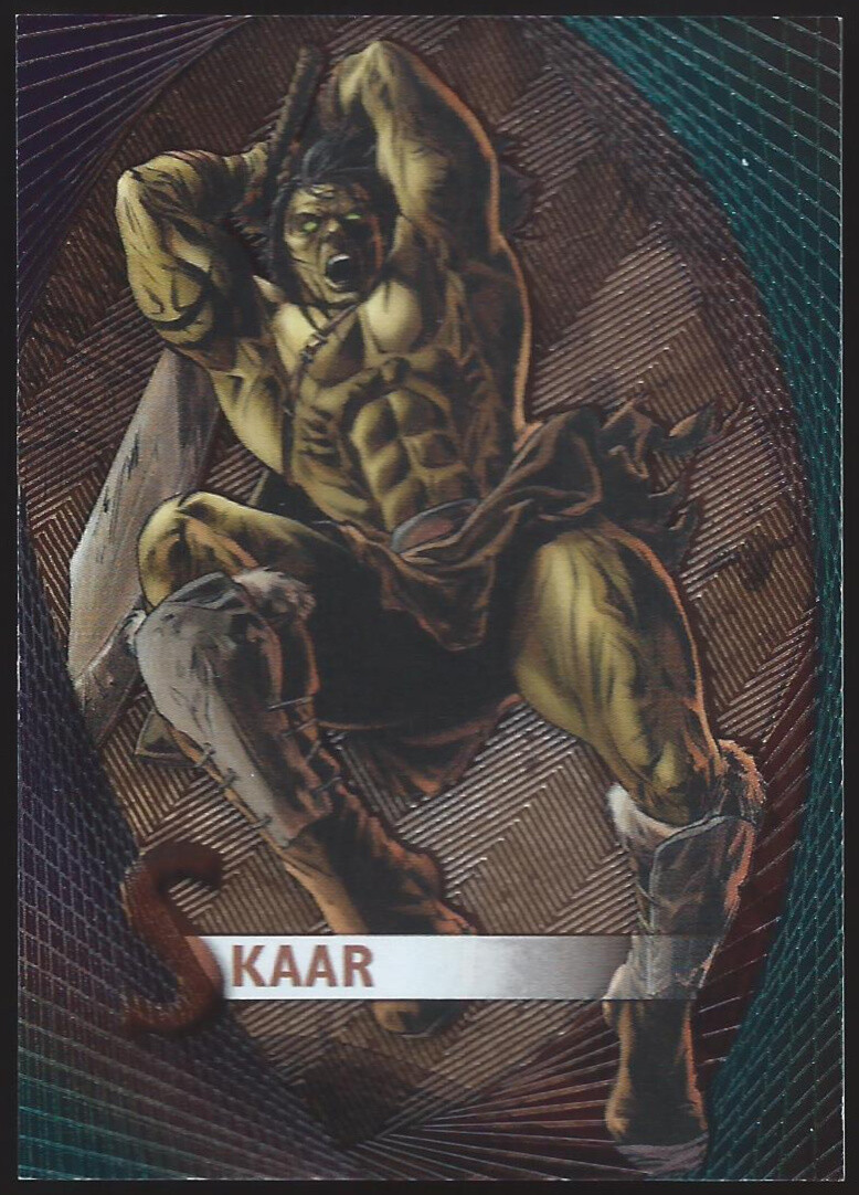 2012 Marvel Beginning Series 2 PRIME MICROMOTION Foil inciso #M-49...SKAAR