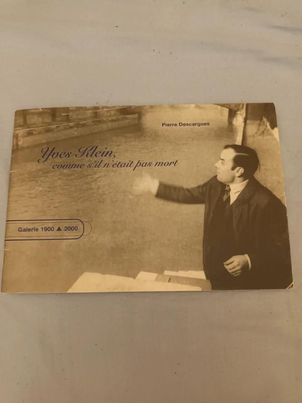 Catalogo Yves Klein - Comme s'il n'était pas mort (1995)Raro