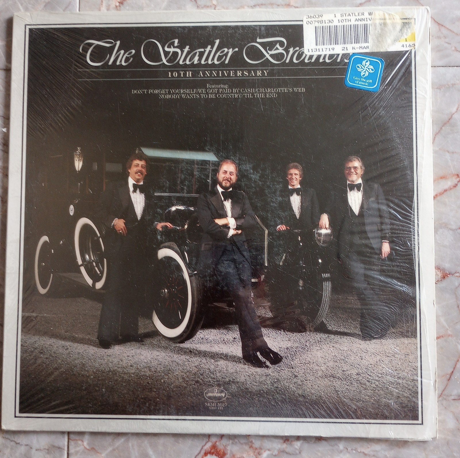 Vintage The Statler Brothers 10th Anniversary Vinyl LP 1980, Mercury