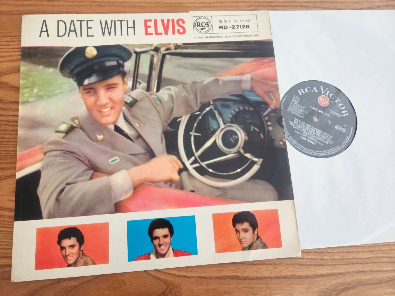 Elvis PRESLEY A Date With Elvis UK LP RCA RD-27128  1964  EX