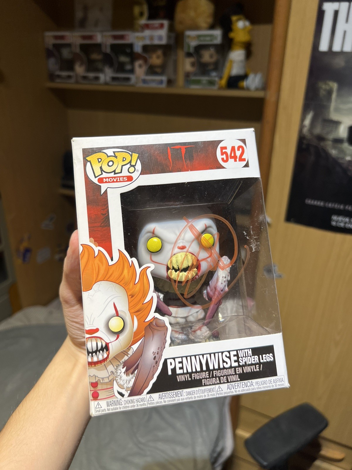 Funko Pop Signed Javier Botet + LEPER photo signed 