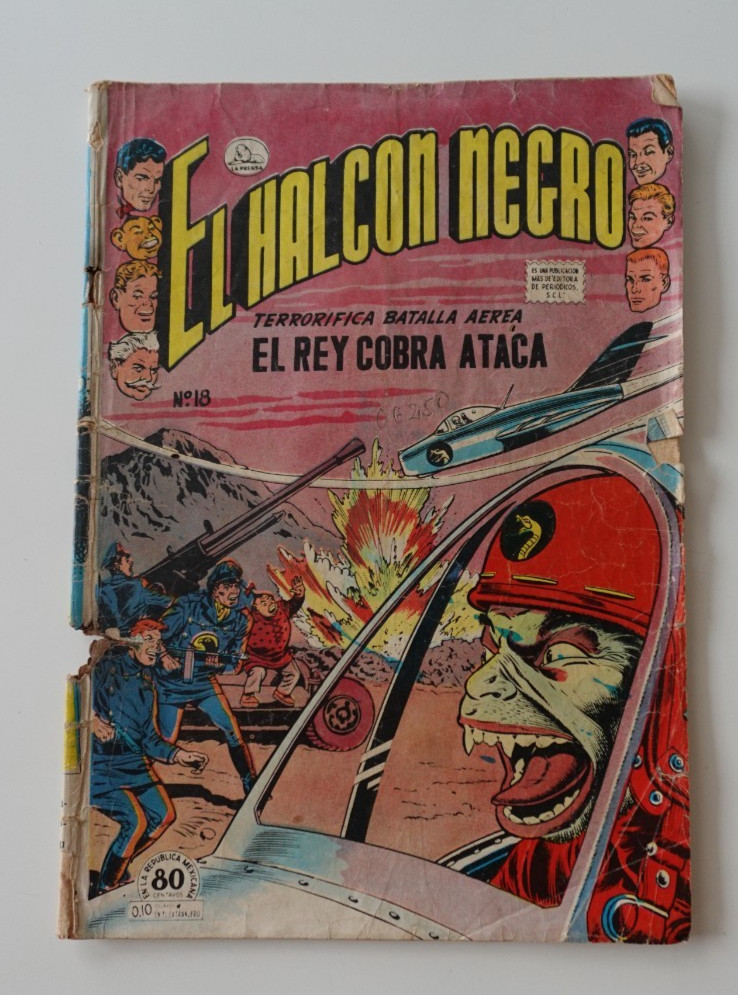 Cómic E. LA PRENSA/MEXICO EL HALCON NEGRO " 1953 #18