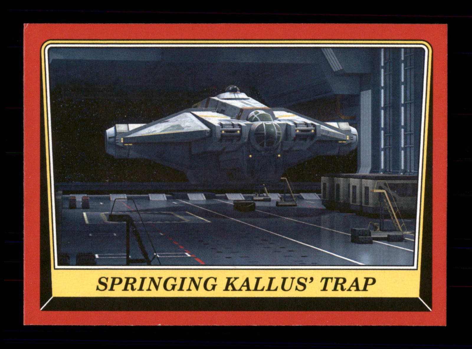 18 Springing Kallus Trap 2016 Rogue One: Mission Briefing Star Wars Trading Card