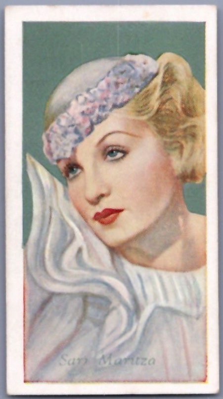 1934 Godfrey Phillips Film Favourites - Sari Maritza #28 - *EX*