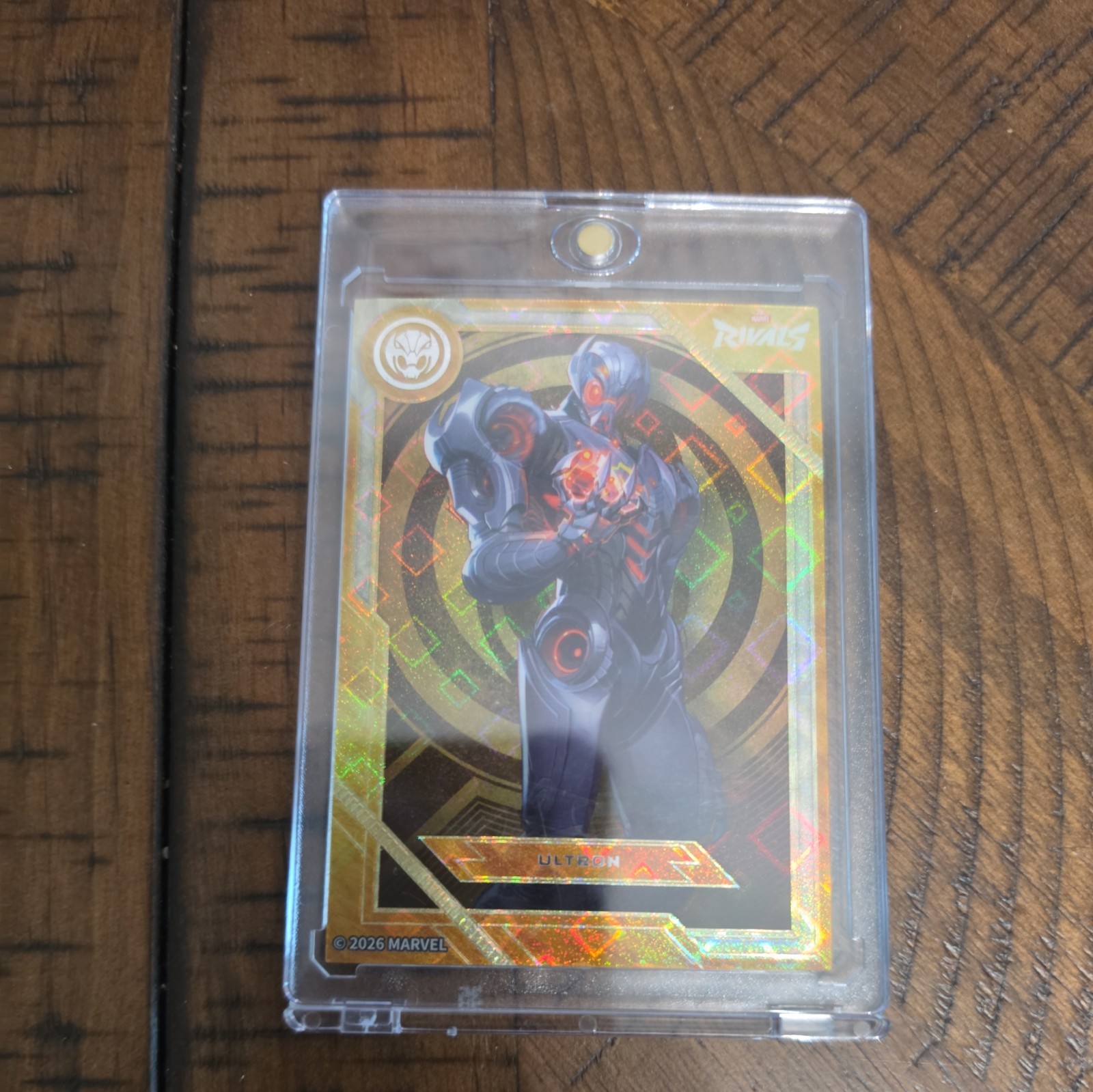 2026 Marvel Rivals Eternal Glory Ultron #01/10  Gold Refractor MR-AG-39 ALPHA 