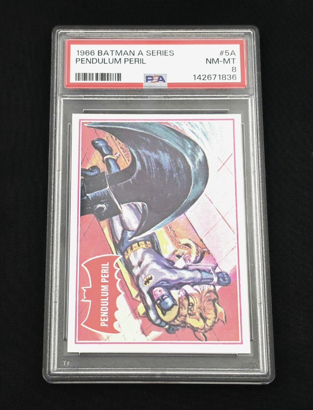 1966 Batman serie A pipistrello rosso #5A pendolo pericolo PSA 8 NM-MT
