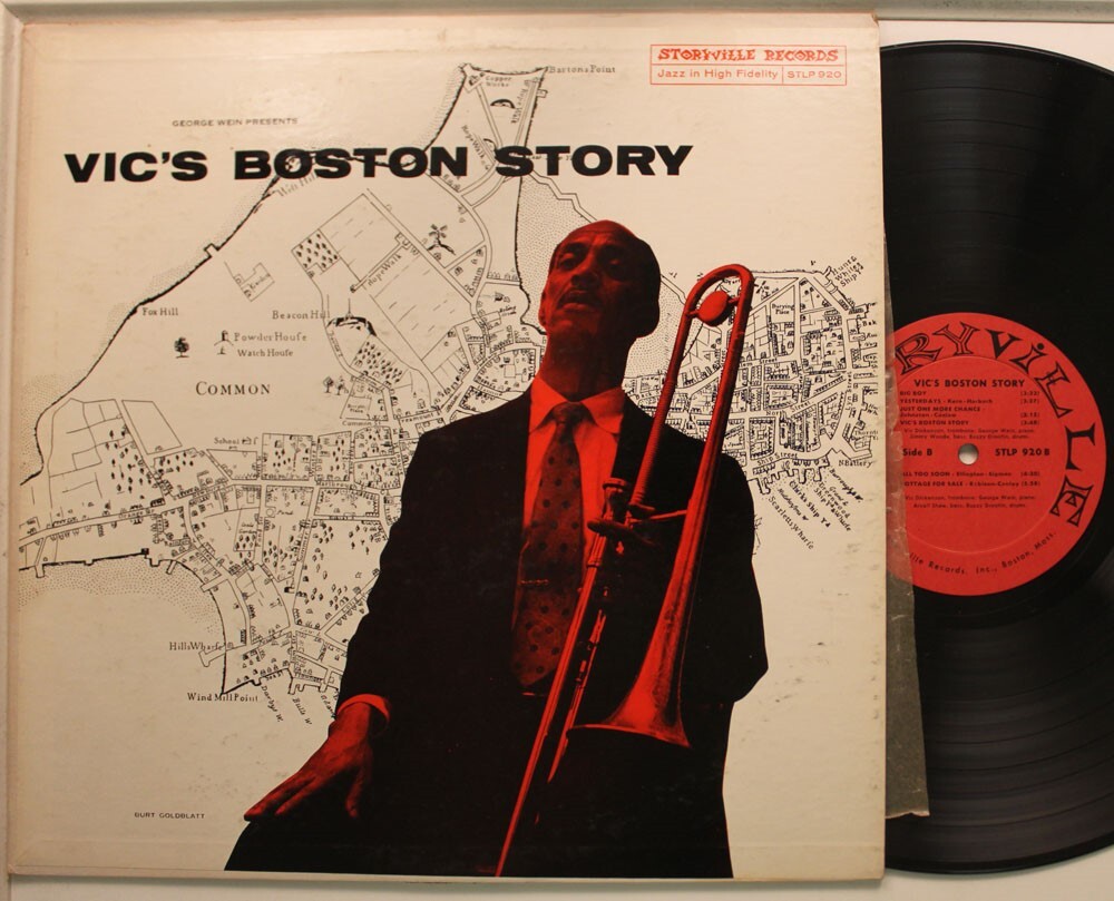 Vic Dickenson Lp Vic'S Boston Story Su Storyville - Vg++ A Nm / Vg++