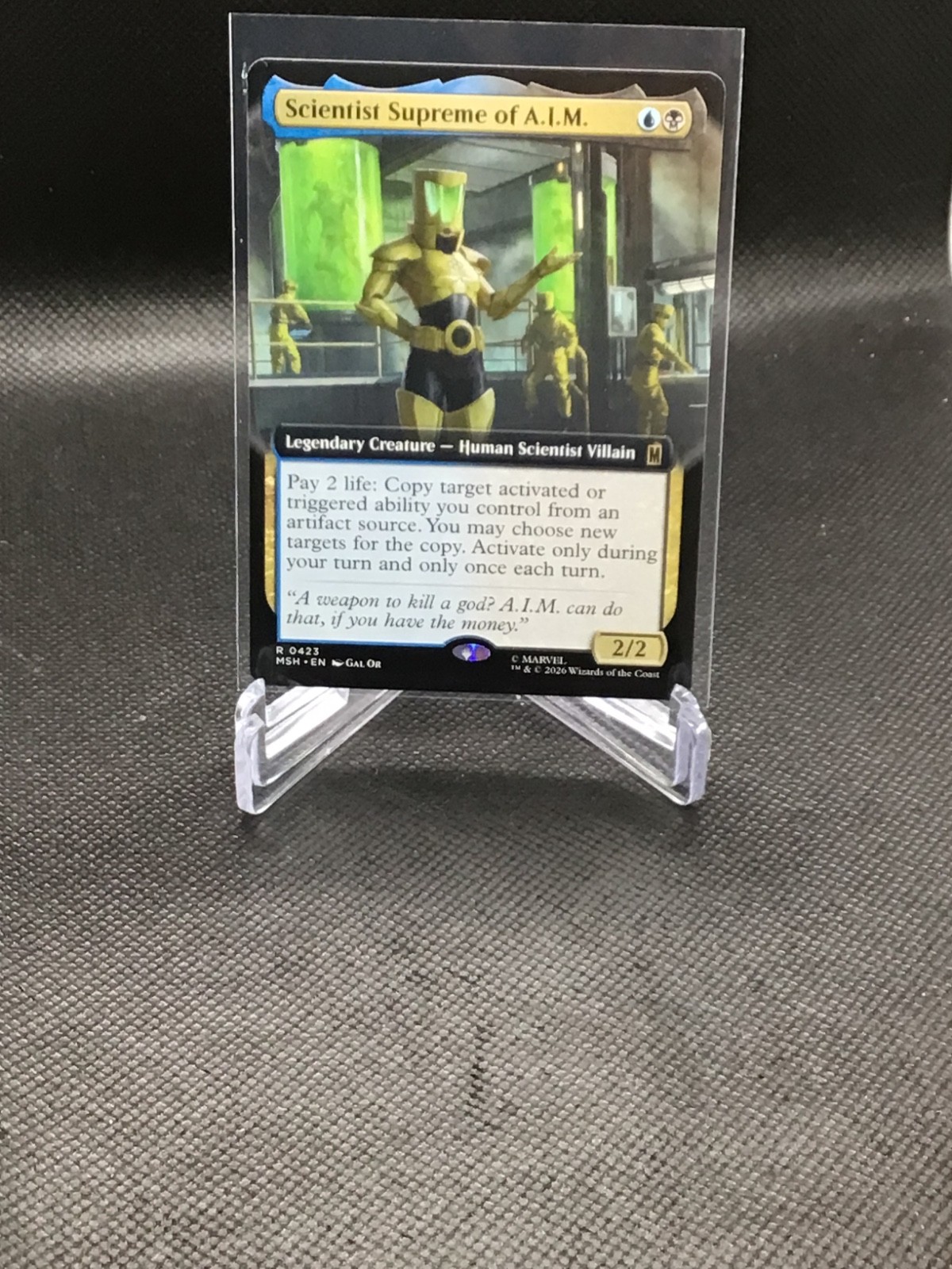 2026 MTG Marvel Superheroes NP Extended #423 Scientist Supreme of AIM