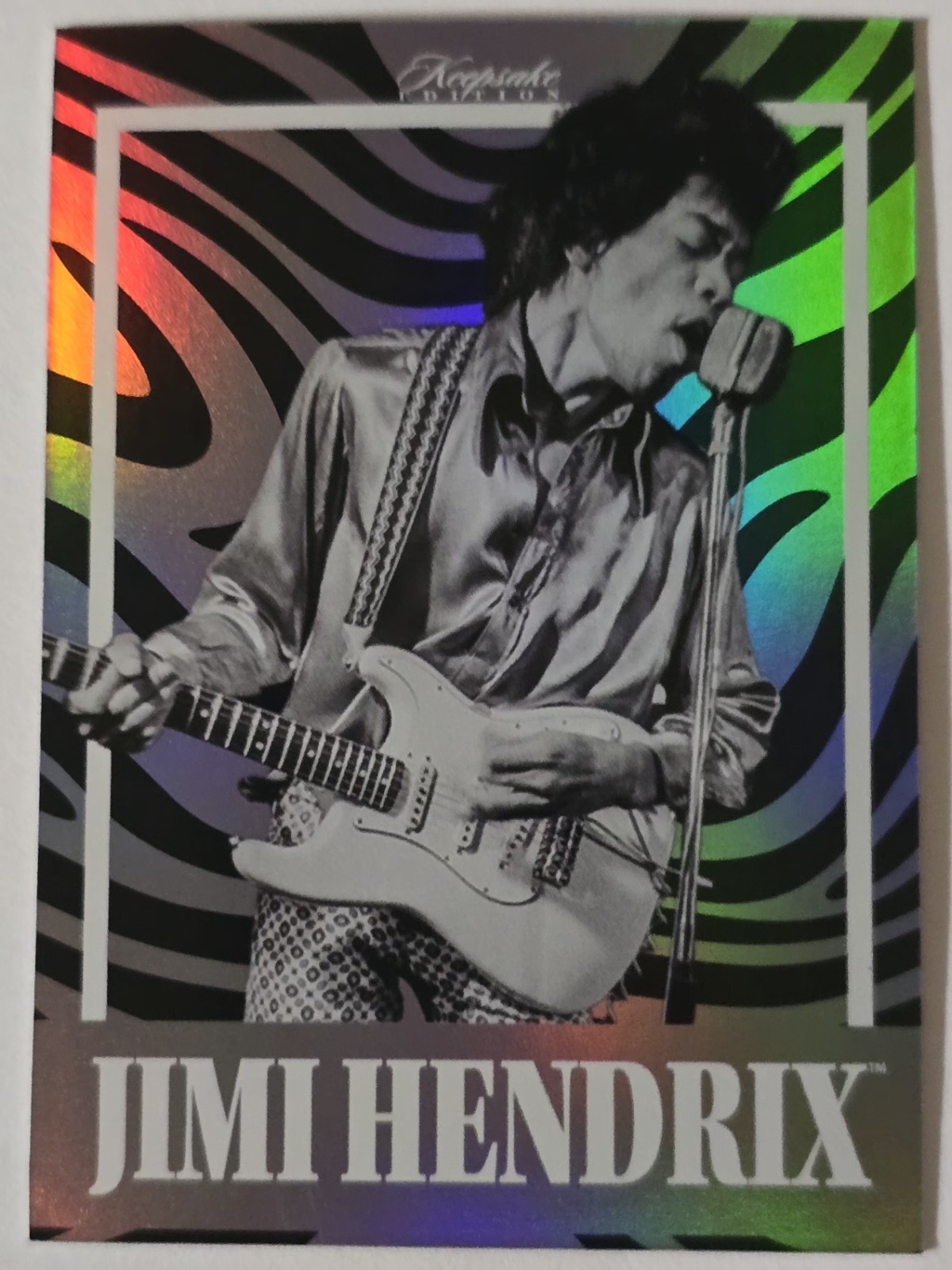 2025 Jimi Hendrix Silver Keepsake Card #010