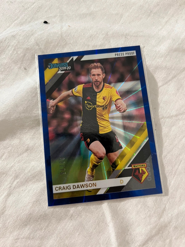 Carte foot panini Dawson 68/75
