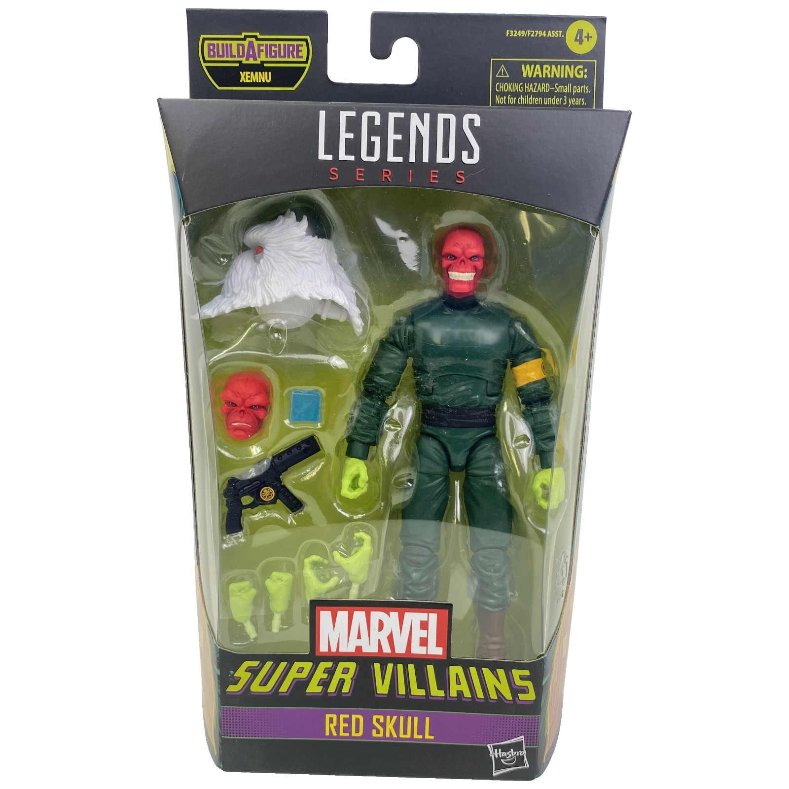 Marvel Legends Super Villains Modellino Teschio Rosso 6" 2021 Hasbro Sigillato Nuovo