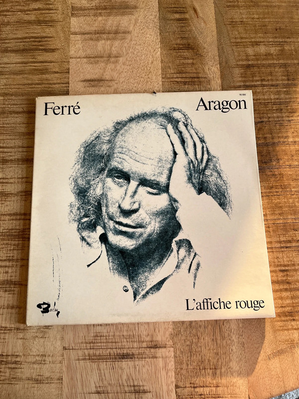 Vinyle 33T Léo Ferré, Aragon - L’affiche rouge