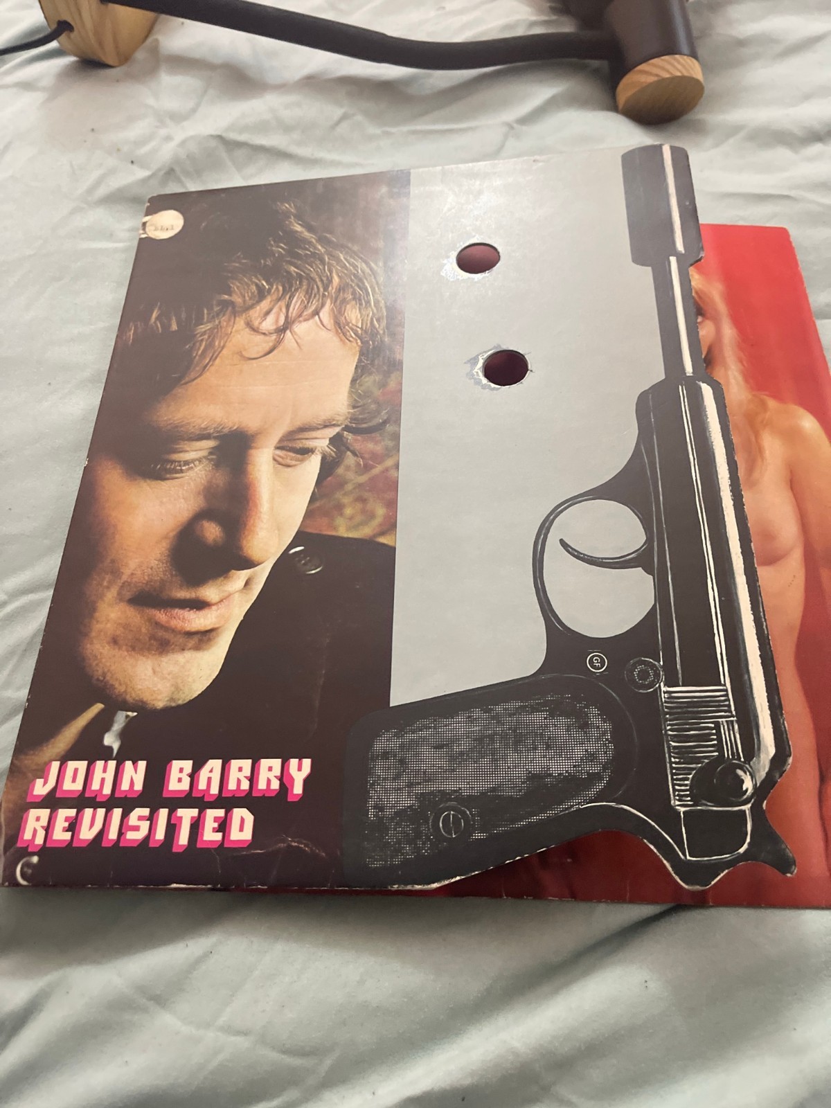 John Barry Revisited LP Vinyl 1971 Ember SE 8008 Die-Cut Gun Sleeve 007