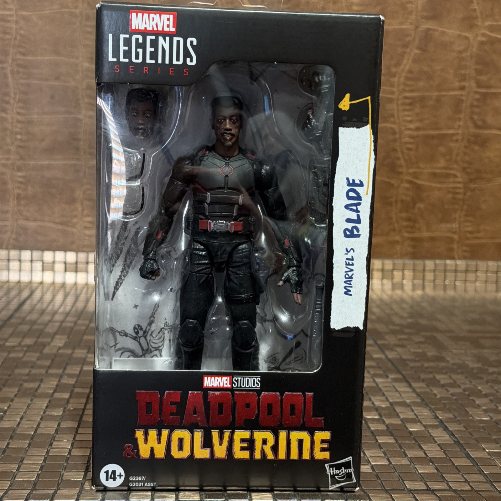 Modellino HASBRO Marvel Legends Series Deadpool & Wolverine BLADE nuovo!