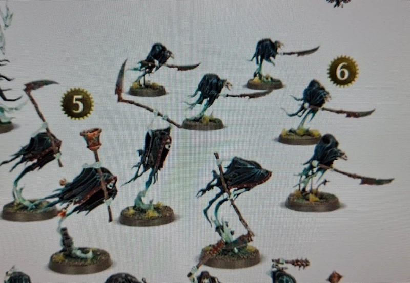 4 Grimghast reapers + 5 glaivewraith stalkers nighthaunt Warhammer Age of sigmar