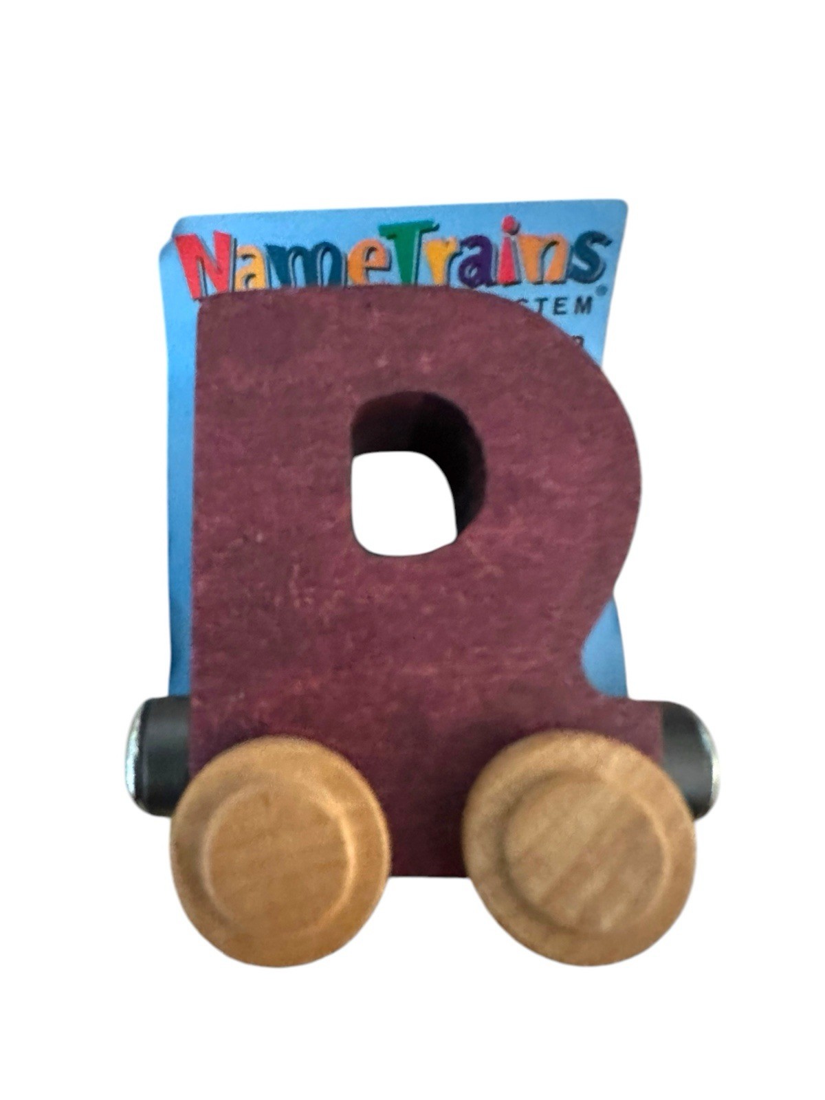 Name Trains Bright Purple R Wooden Railway System Maple Landmark Thomas Brio USA