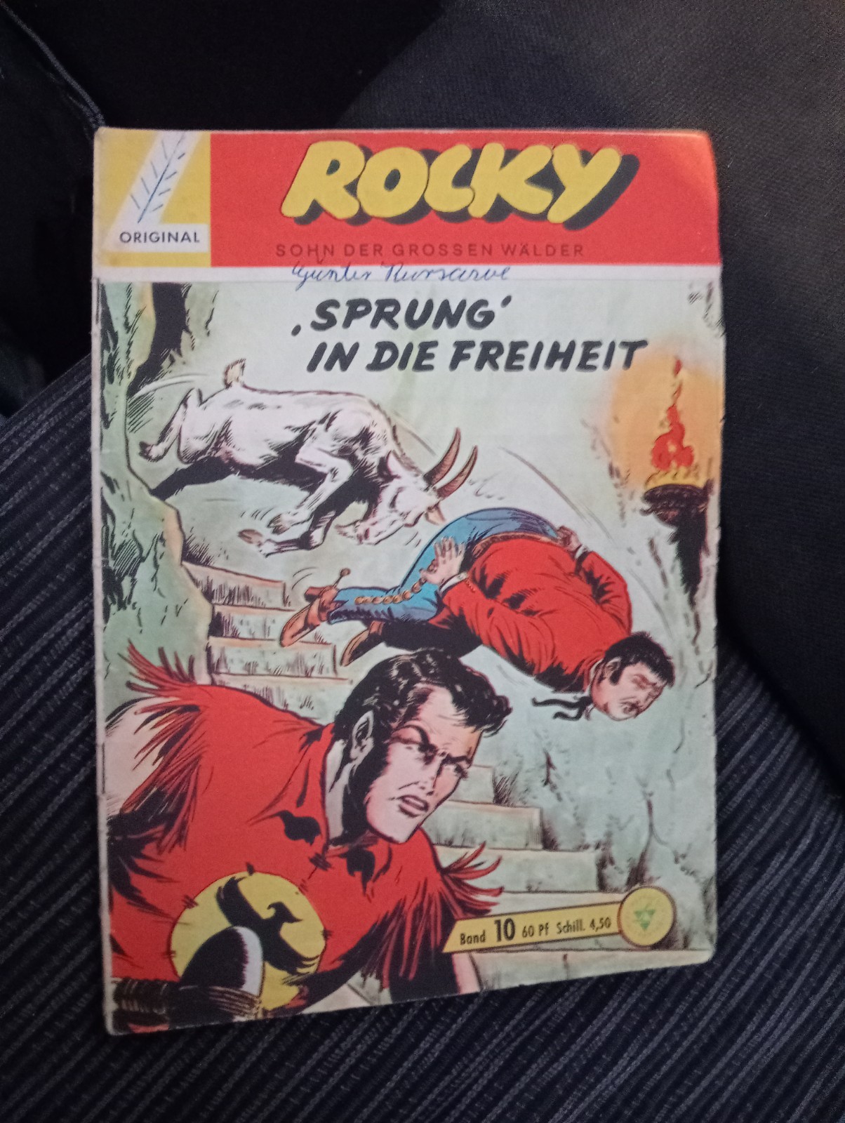 ZAGOR EDIZIONE TEDESCA ROCKY N. 10 SPRUNG IN DIE FREIHEIT