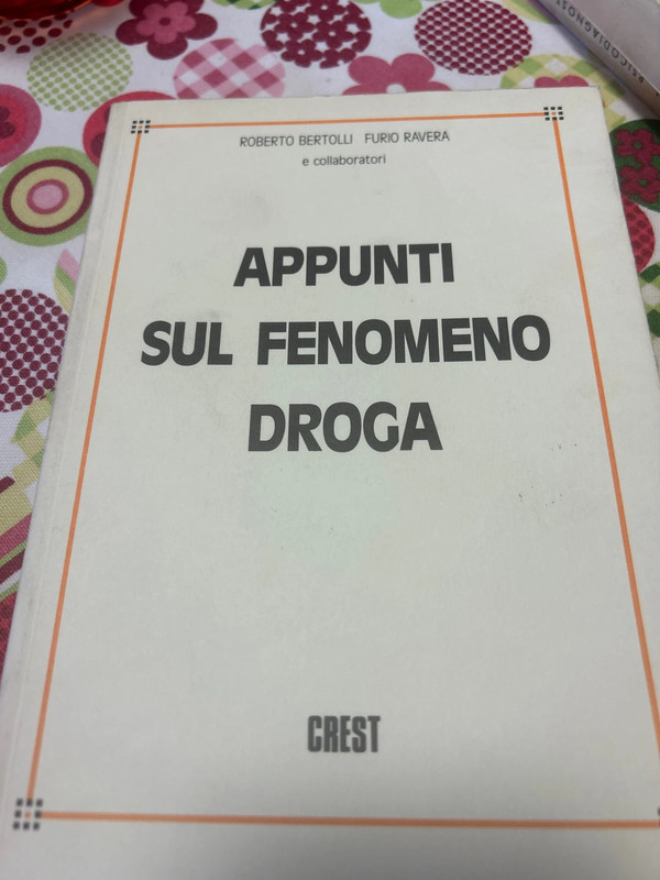 Appunti sul fenomeno droga