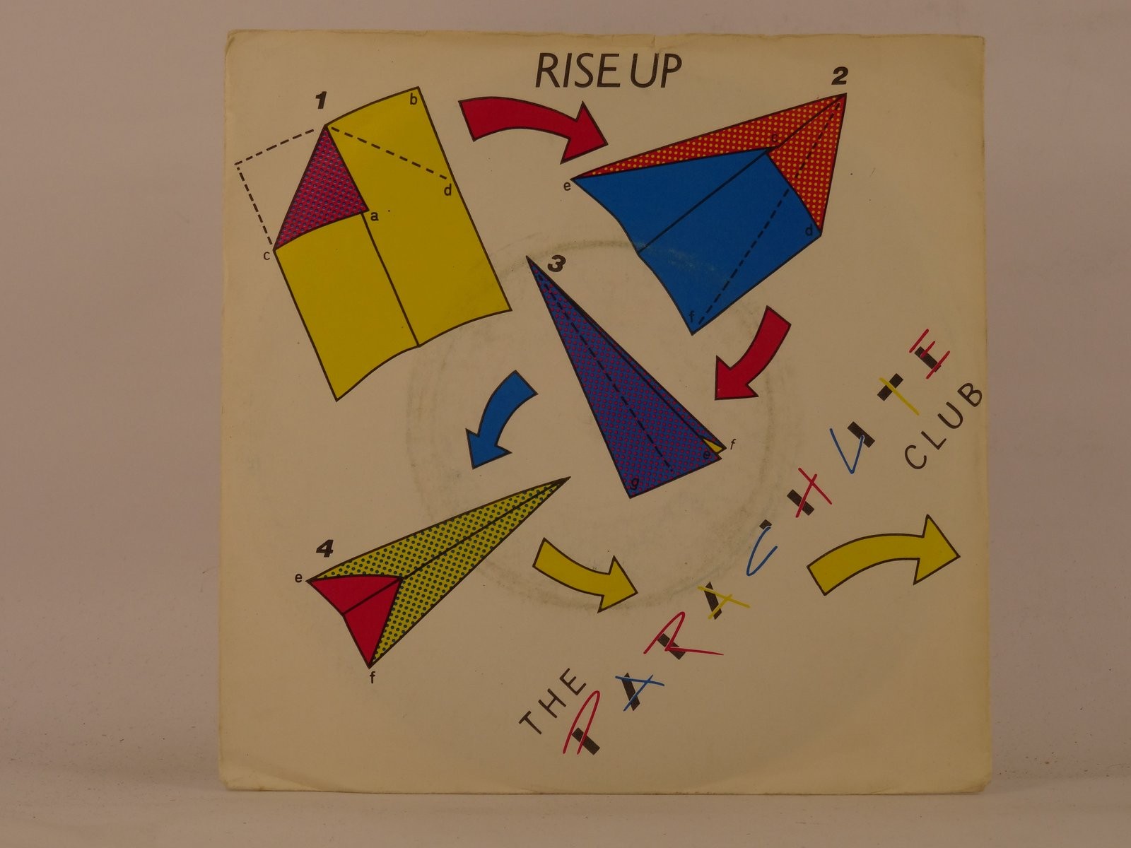 THE PARACHUTE CLUB RISE UP (99) 2 Track 7" Single plus Picture Sleeve MAGNET