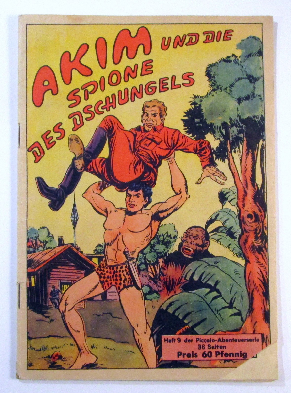 Piccolo volume speciale #9 Akim e le spie della giungla originale Lehning 1955