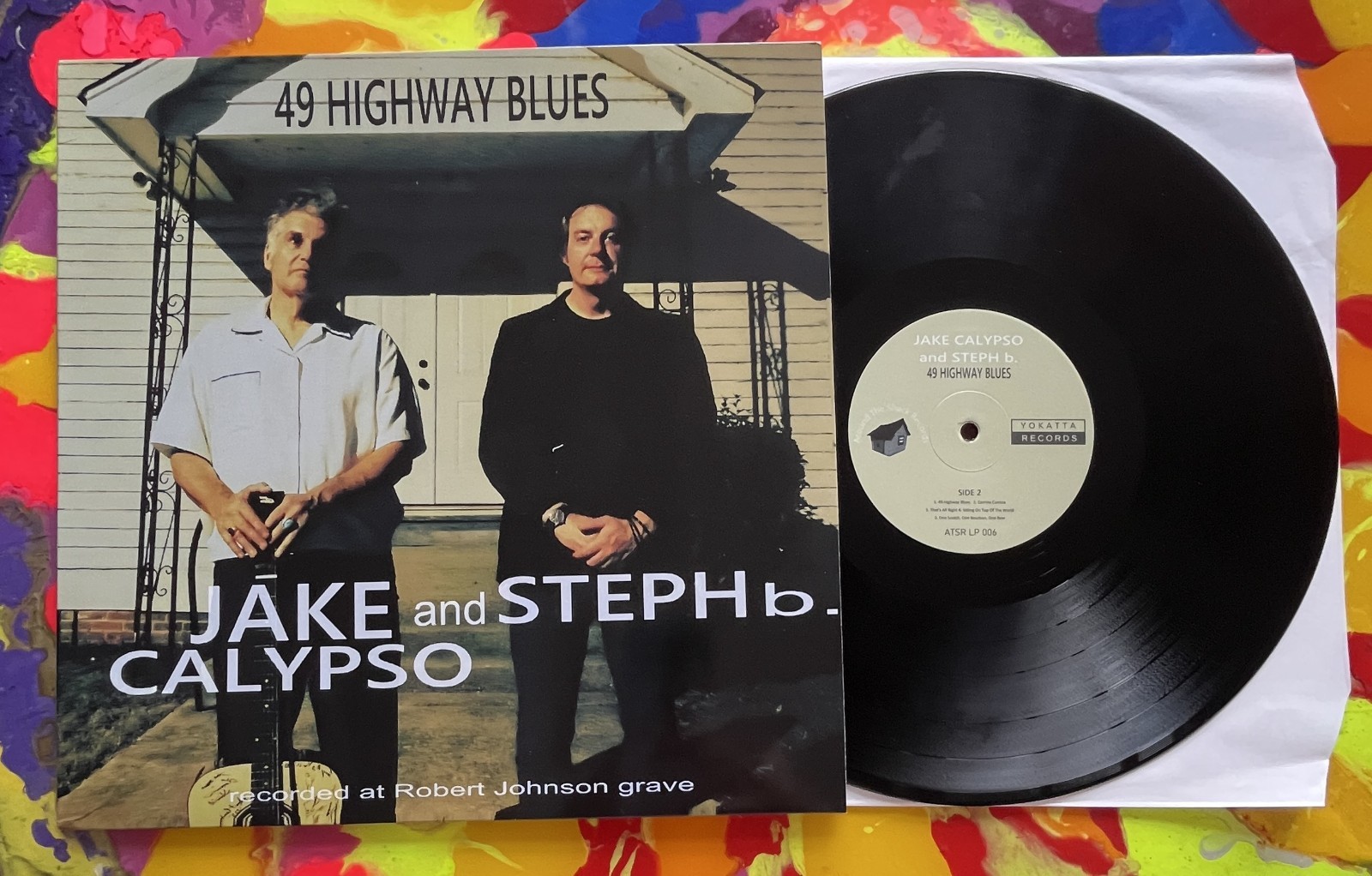 Jake CALYPSO AND STEPH B 49 HIGHWAY BLUES LP  QUASI NEUF