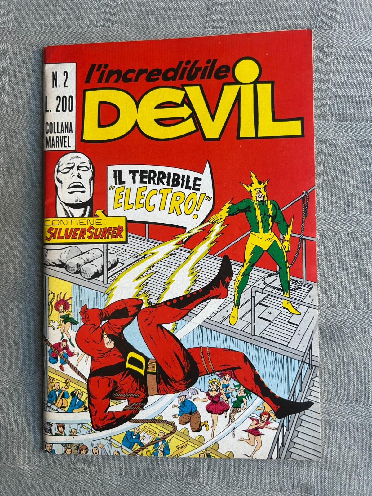L Incredibile Devil Al Terribile Electro N° 2 Mai 1970 Ed Corno IN Condizioni