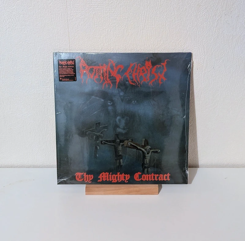 Rotting Christ - Thy Mighty Contract - Vinyle Rouge & Noir