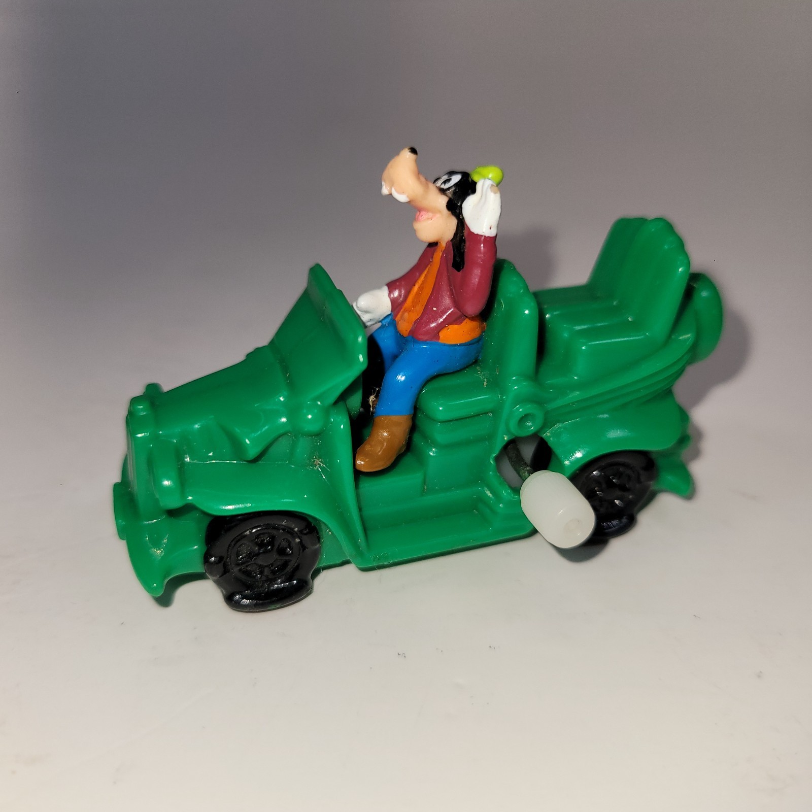 Pippo 2,5" Avvolgibile Verde Auto Giocattolo Burger King Disney Vintage 1991 3029B54