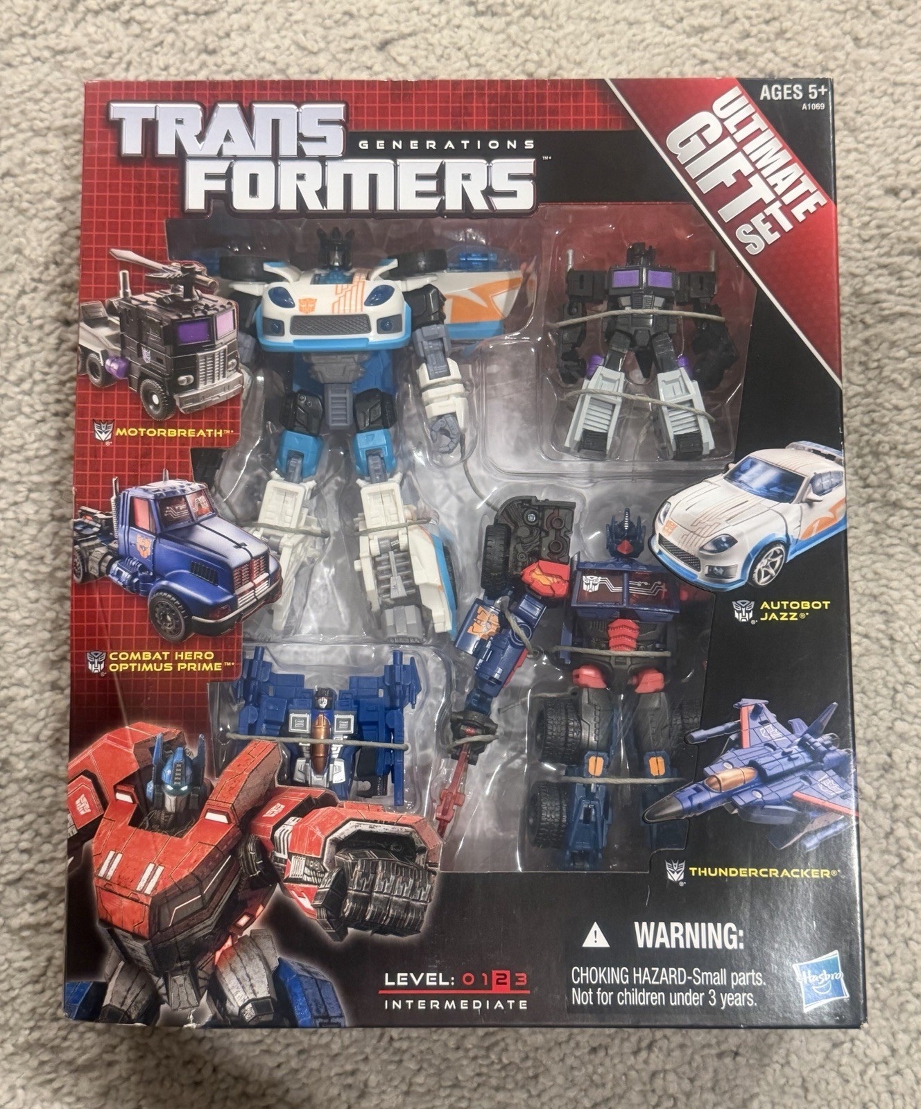 NUOVO set regalo Transformers 2010 Generations Ultimate - Optimus Prime, Jazz, altro