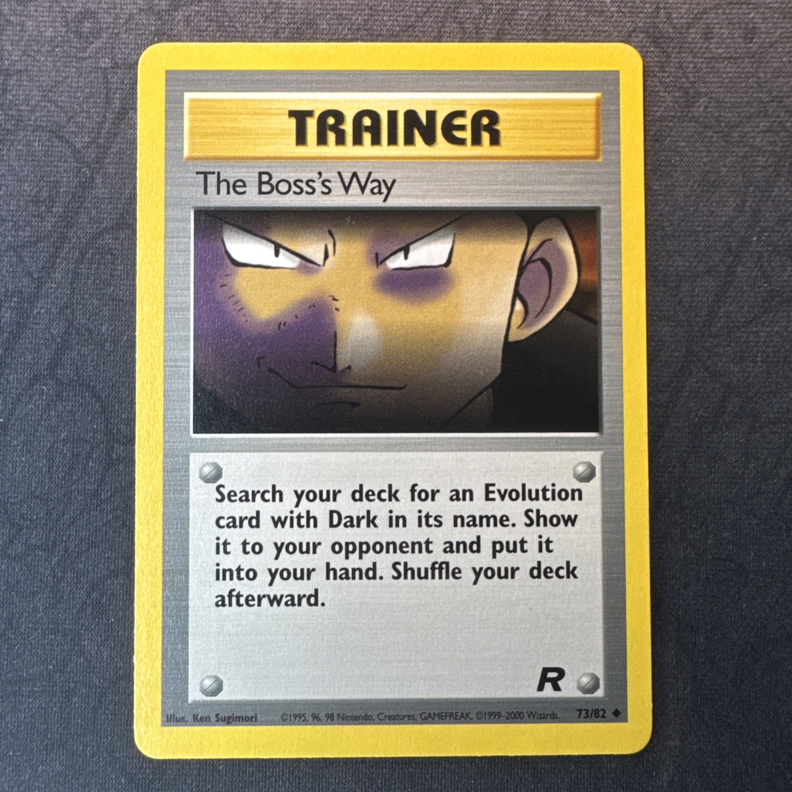 The Boss's Way 73/82 Team Rocket Trainer Uncommon Pokemon