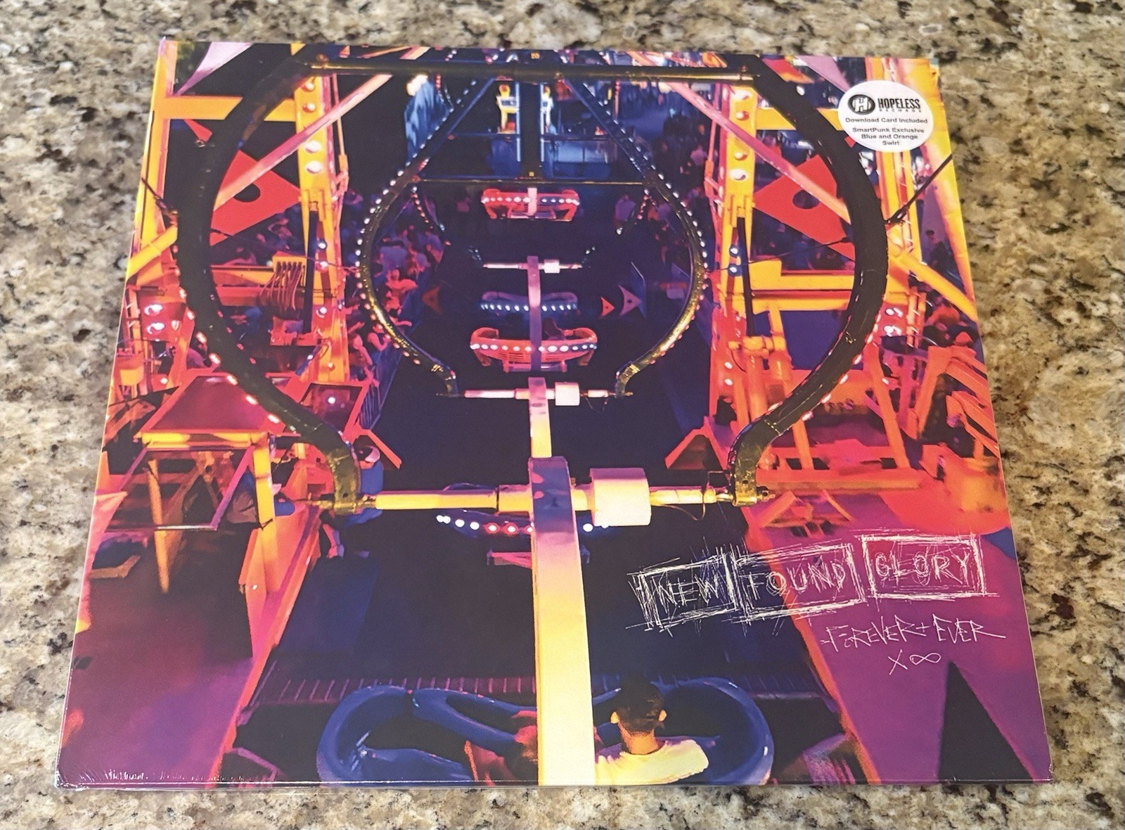 New Found Glory Forever + Ever LP vinyl NEW Smart Punk /300 blue orange swirl