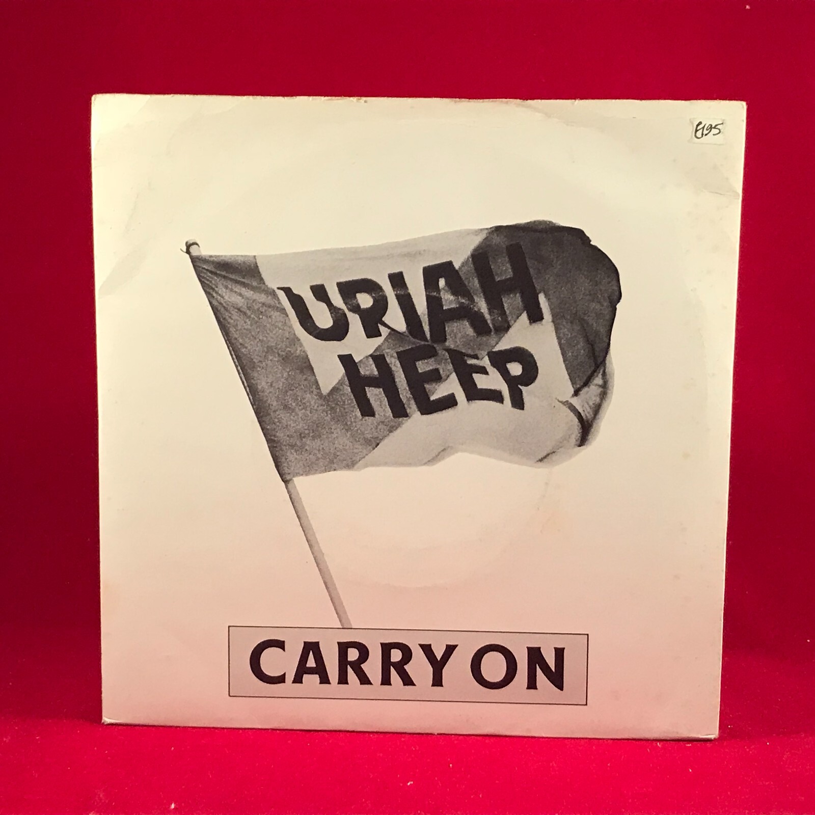 URIAH HEEP Carry On 1980 UK 7" vinyl single original 45 Been Hurt  BRO88