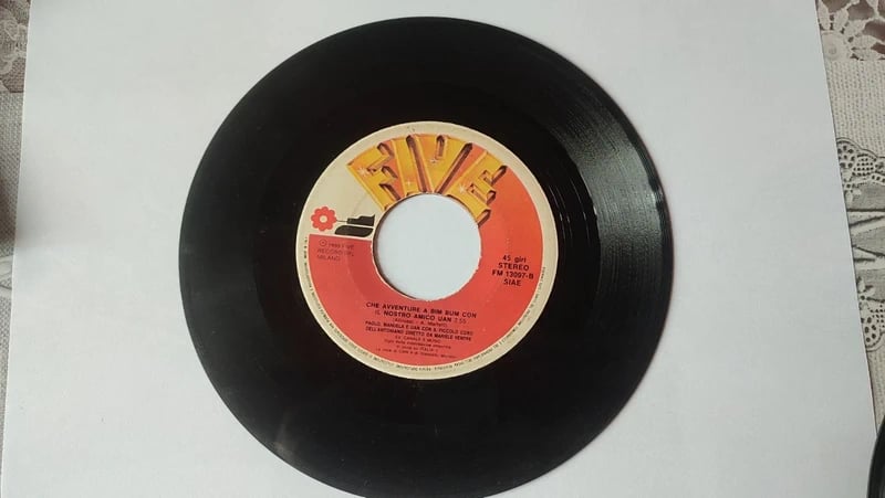 kiss me licia e che avventure a Bim bum bam - 45 giri