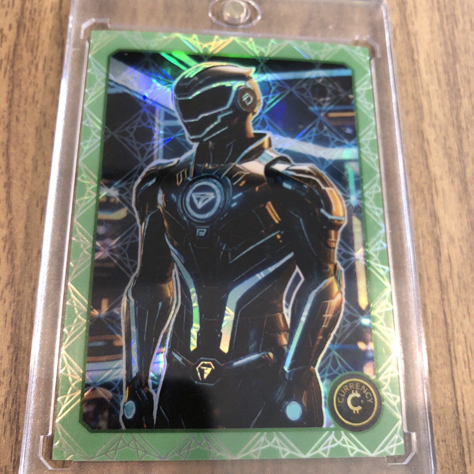 2024 Cardsmiths Currency Series 3 TRON #24 JADE GEMSTONE REFRACTOR SP /45 Rare