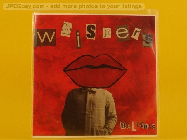 BELISHAS WHISPERS (L77) 2 Track Picture Sleeve Promo CD Single plus Picture Slee
