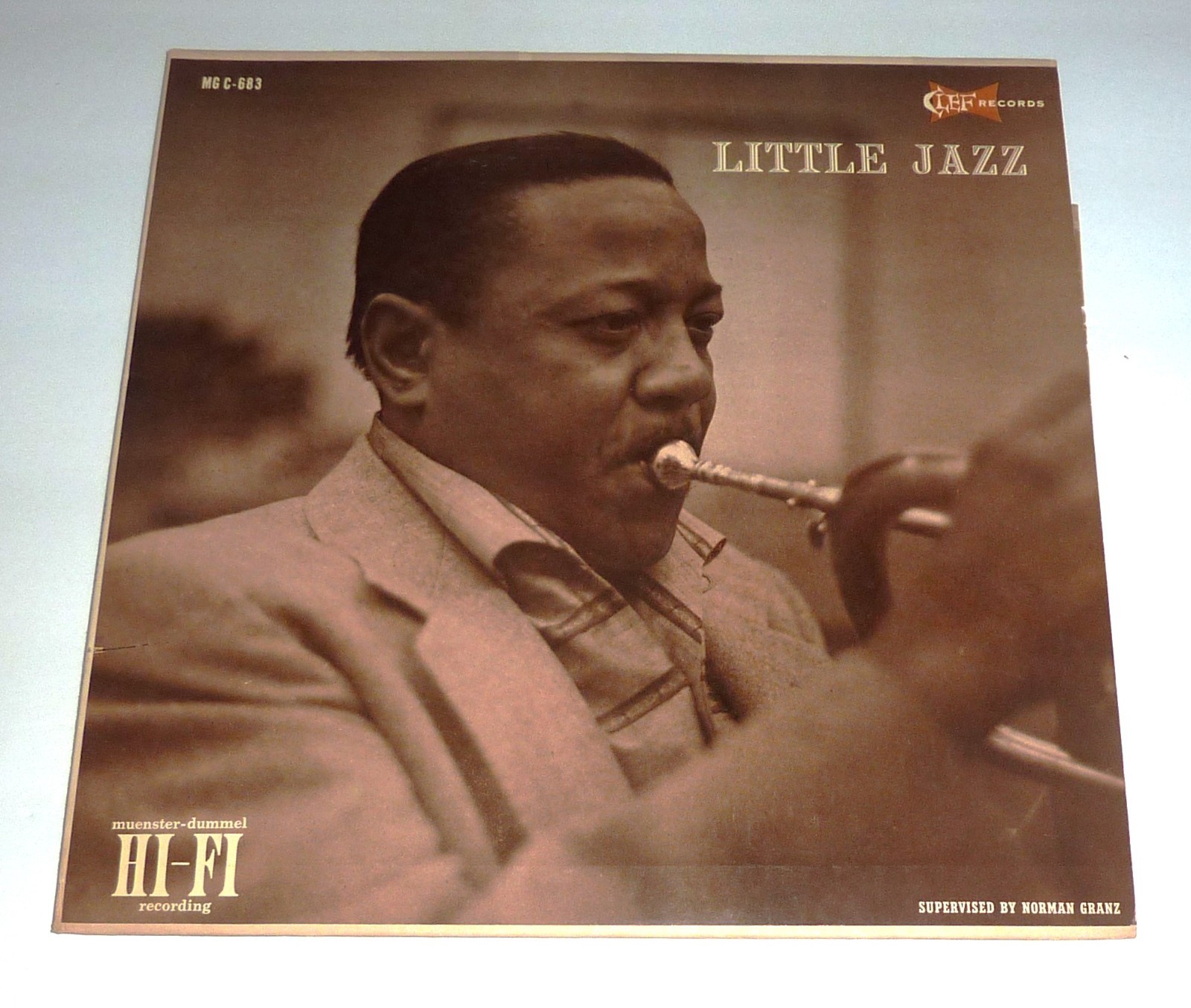 VINYL LP by RAY ELDRIDGE "LITTLE JAZZ" (1954) JAZZ / CLEF RECORDS MG C-683